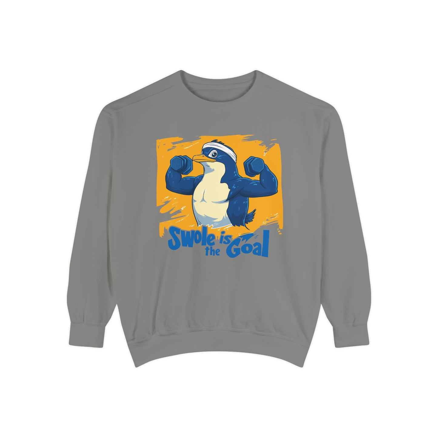 Premium Sweatshirt - Cartoon Penguin Swole